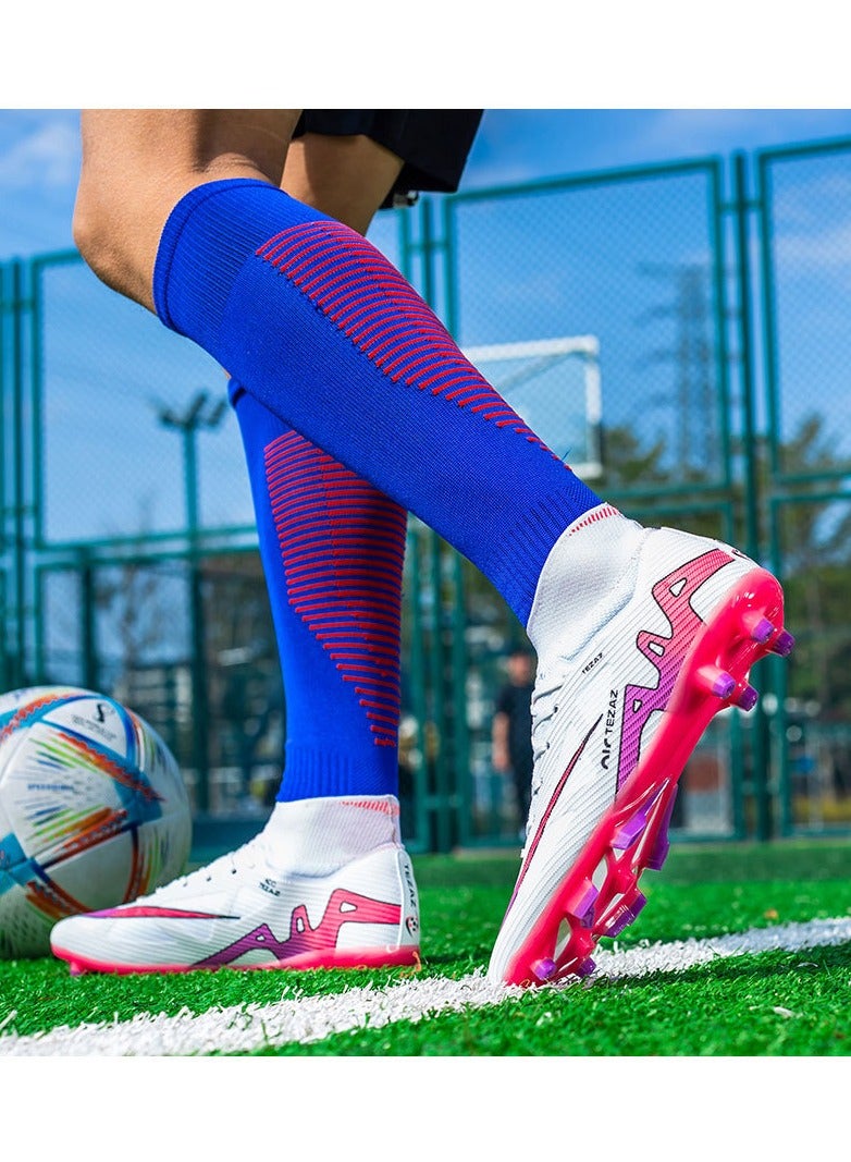 SKT Shiketro Men's soccer cleats for outdoor indoor professional youth boys soccer cleats unisex soccer cleats. - Image 2