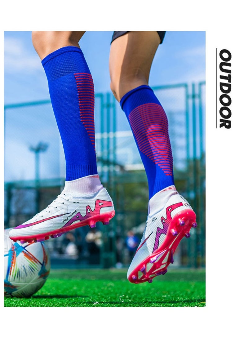 SKT Shiketro Men's soccer cleats for outdoor indoor professional youth boys soccer cleats unisex soccer cleats. - Image 5