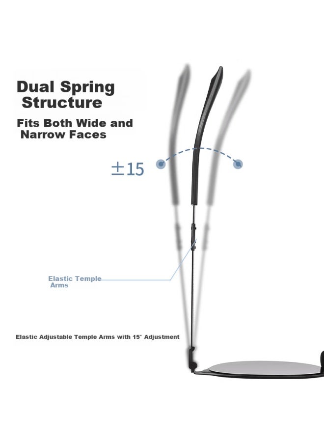 Pulais Folding Sungl For Men And Women, Ultra-lightweight, Ultra-thin, High-toughness, Stainless Steel Card-style Sungl - Image 2