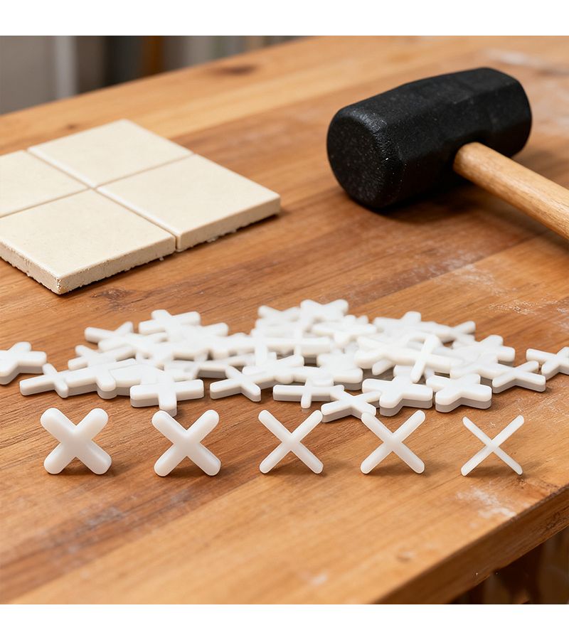 Tile Spacer Tool 1 5mm Cross Bars Plastic for Tiles Flooring Countertop - Image 2