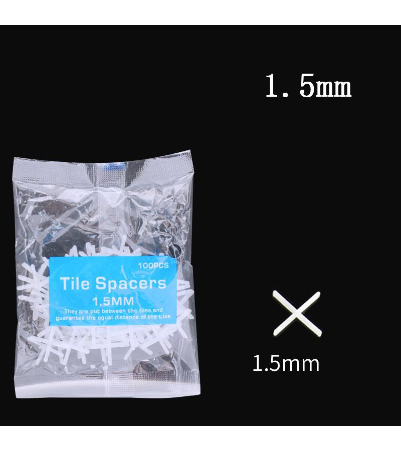 Tile Spacer Tool 1 5mm Cross Bars Plastic for Tiles Flooring Countertop - Image 3
