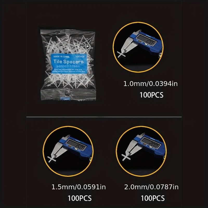 Tile Spacer Tool 1 5mm Cross Bars Plastic for Tiles Flooring Countertop - Image 4
