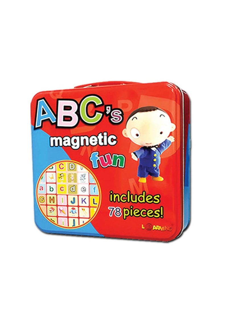 Magnetic English letter box toy