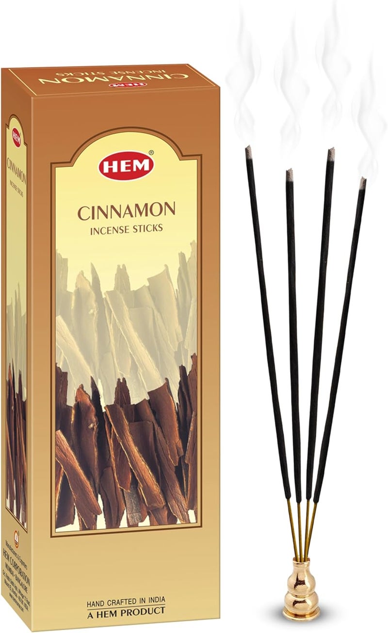 HEM Cinnamon Incense Sticks - Box of Six 20 Gram Tubes - Image 2