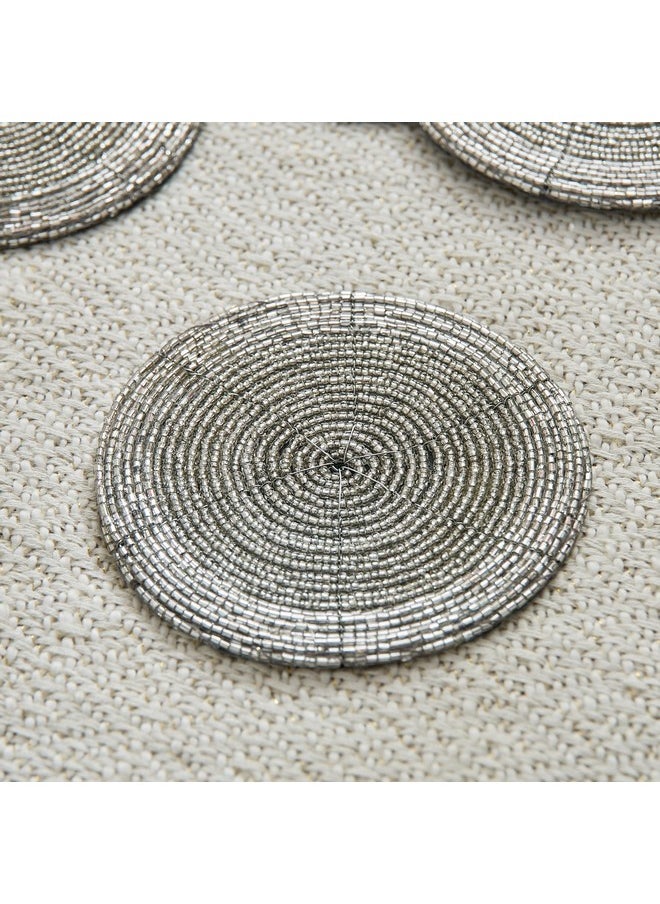 Home Box - Blaze Beaded 4-Piece Coaster Set 10 X 10 Cm - Image 1