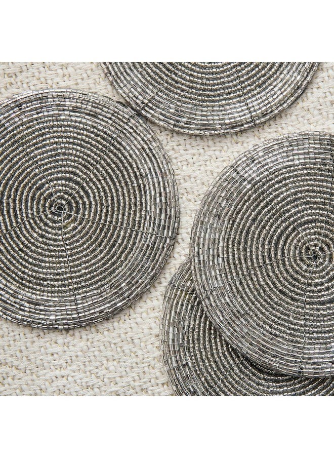 Home Box - Blaze Beaded 4-Piece Coaster Set 10 X 10 Cm - Image 1