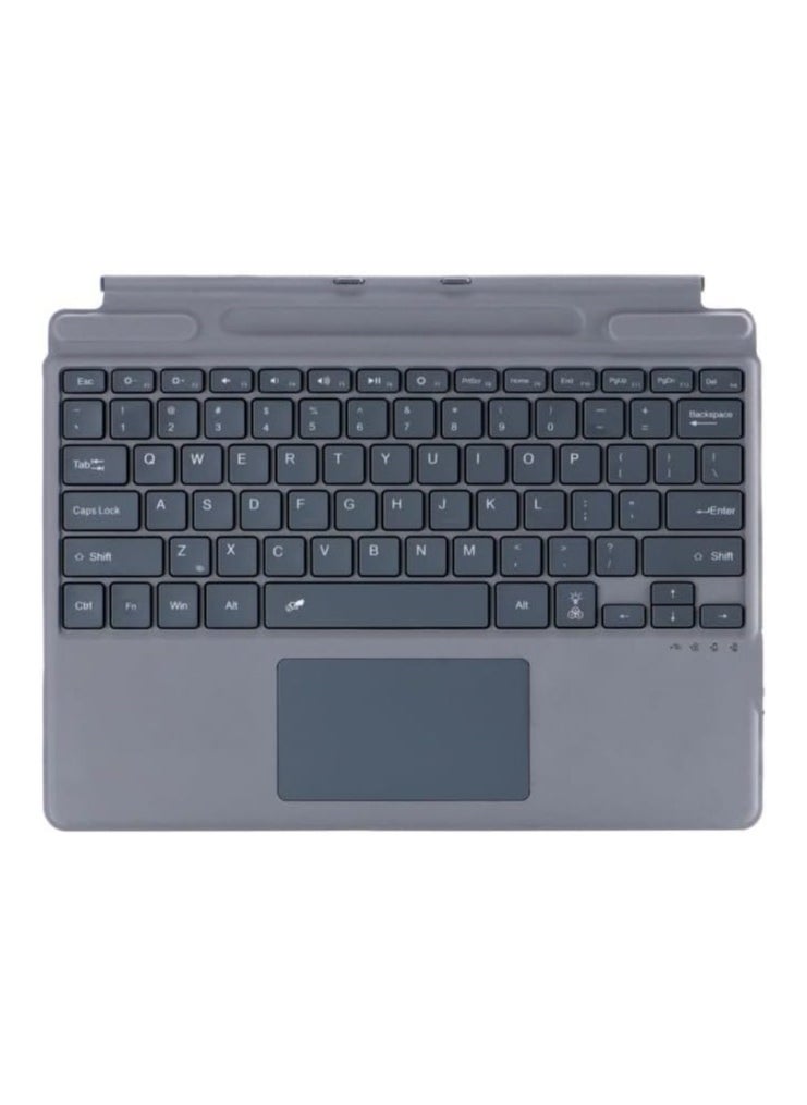 General Arabic and English Keyboard for Microsoft Surface Pro 11 X 10 9 8 and 7-color Keycap Alphabet Backlit Bluetooth Wireless Removable Keyboard 