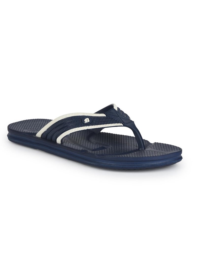 Bata Waver Men's Blue Flip Flops - 7 UK (8779533) - Image 1