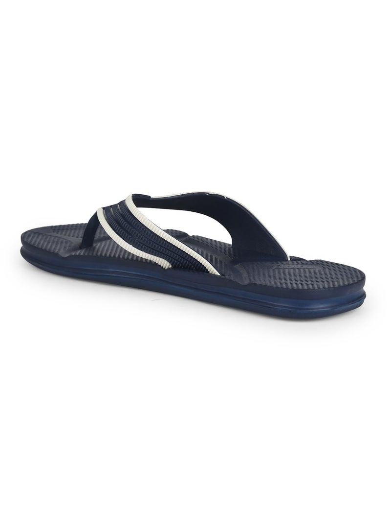 Bata Waver Men's Blue Flip Flops - 7 UK (8779533) - Image 3