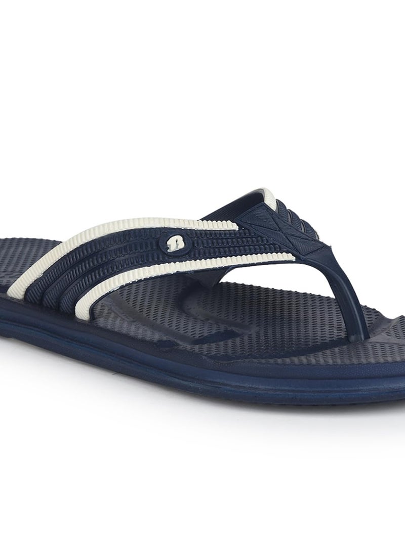 Bata Waver Men's Blue Flip Flops - 7 UK (8779533) - Image 5