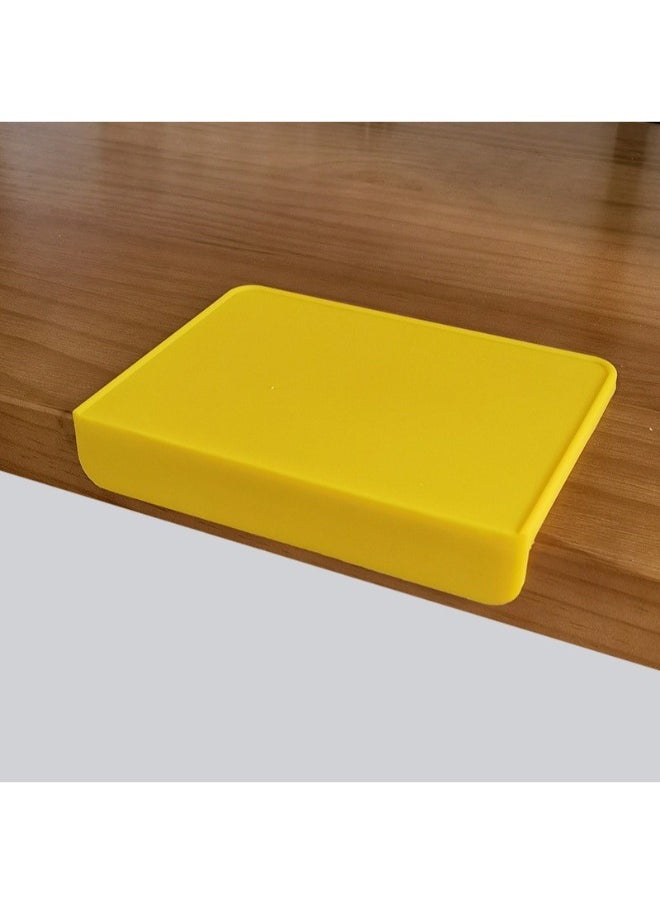 RANK - Coffee Tamping Mat, Soft Silicone Dustproof Coffee Tamping Pad Food Grade Odorless for Cafe Yellow - Image 1