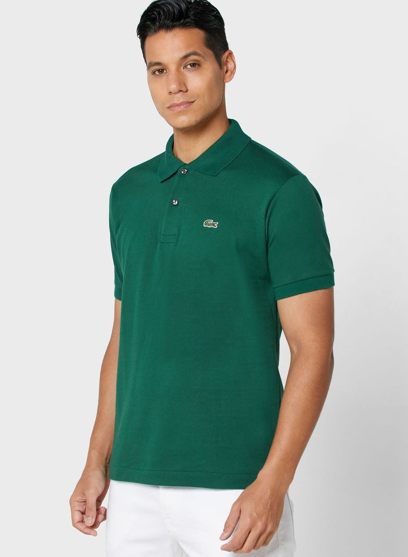 LACOSTE Classic Fit Original Piqué Polo Shirt - Image 1