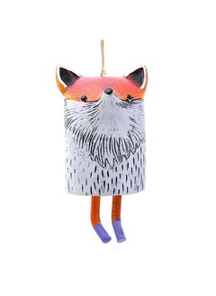 Generic Cross-border new resin ornaments wind chimes beautiful country garden animal wind chimes decorations pendant resin crafts Fox-I 