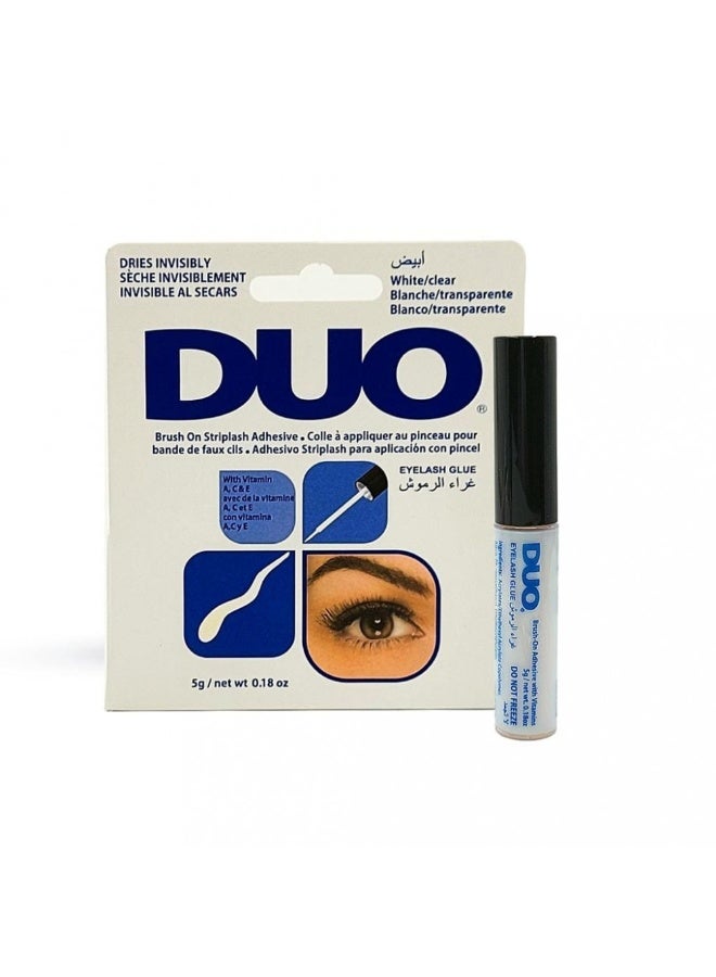 Duo Feather Eyelash Glue, White, 5g