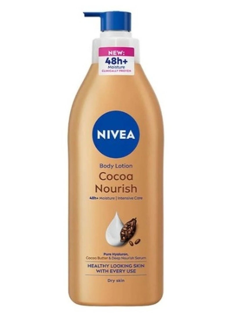 Nivea Body Lotion Cocoa Nourish 48+ Moisture 400ml Bundle 2 pieces - Image 2