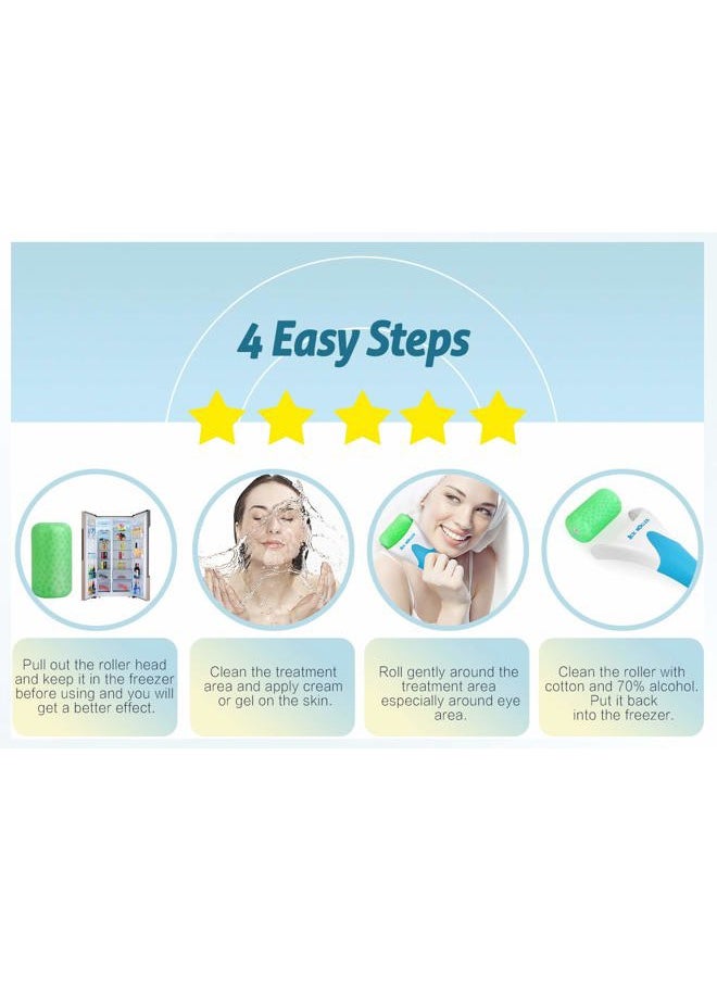 Esarora - Ice Roller for Face & Eye, Puffiness, Migraine, Pain Relief and Minor Injury, Skin Care Products - Image 1