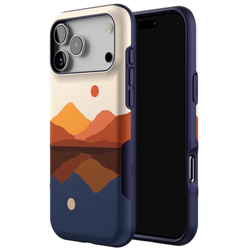 Casely iPhone 17 Pro Max Case Opposites Attract Day Night Mountains Bold Protective Design Compatible with MagSafe - Image 3