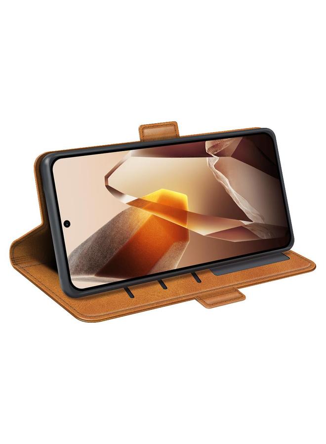 اس-توب جراب هاتف OnePlus 13 من الجلد مع مشبك مغناطيسي مزدوج الجوانب وقابل للطي أفقيًا - Image 5