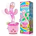 SANJOIN Dancing Talking Cactus Toy for Baby Toddlers Baby Girl Toys 18 Months Volume Adjustable Mimicking Recording Singing Baby Toys Gifts for Girls Easter Basket Stuffers for Girls Boys - Image 2