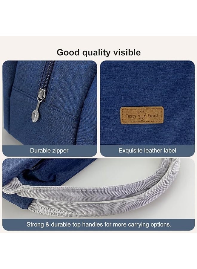 BenQuand Insulated Lunch Bag for Women Men Kids/Portable Picnic Ice Pack Thermal Pack/Lunch Bag - Image 3
