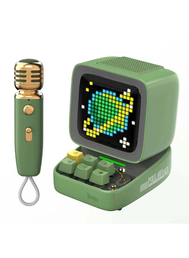 Divoom Ditoo-Mic Retro Pixel Art Game Bluetooth Speaker Microphone Karaoke Function - Image 1