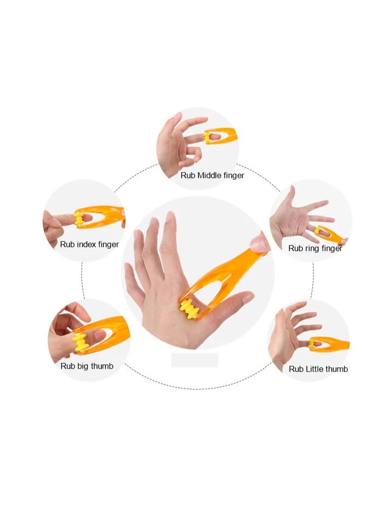 Multi - function Finger Massager | Roller - Type Hand Joint Relief, Elastic Slimming Hand Massager Clip, Home Cure for Mouse Hand - Image 4