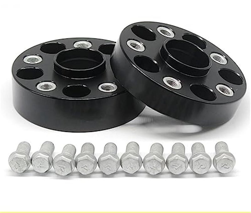Wivplex 2PCS Wheel Spacers with 10 Bolts - Black 20mm - Image 1