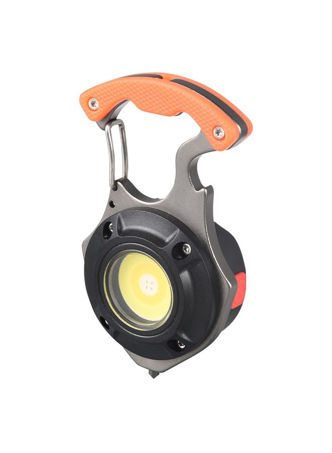 Cross-border Multifunctional Outdoor Keychain Light Ied Emergency Mini Square Light Magnetic Absorption Emergency Lighting Work Light