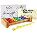 MINIARTIS Xylophone for Kids and Toddlers 8 Notes Colorful Wooden Xylophone with Mallets and 15 Music Songbook Kids Musical Instrument Educational Montessori Toys - Image 3