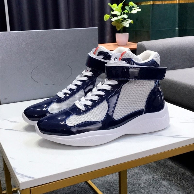 P Brand Couple'S Casual Leather Shoes Men'S High-Top Leather Boots Genuine Leather Thin Strap Fashion Casual Boots Workwear - Image 3