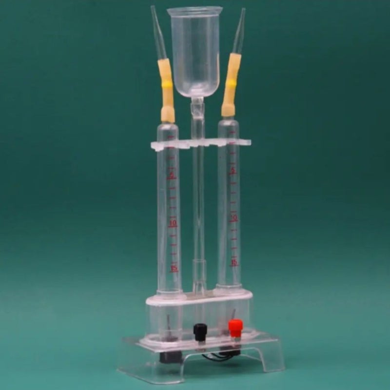 Water Electrolysis Apparatus Plastic Cell Two Compartments Adjustable Electrodes Measurement Indicators Chemistry Experiment Science Education Water Ionization Decomposition Demonstration As Shown - Image 5
