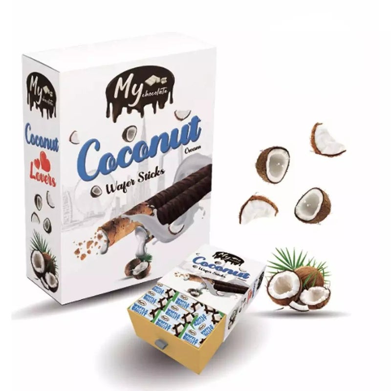 My Chocolate Wafer Sticks With Coconut Flavored Cream- 200gms