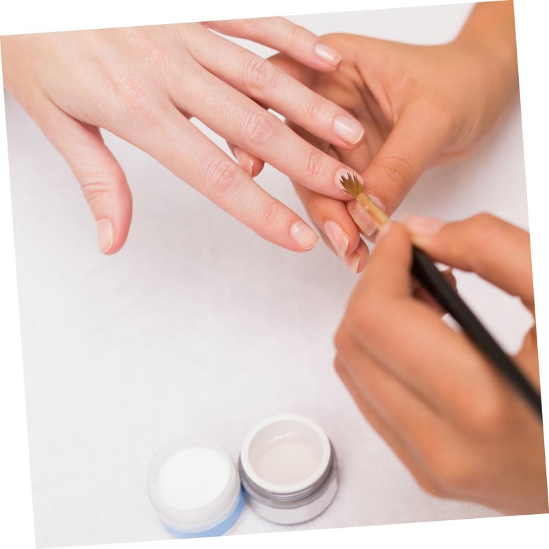 4 قطع من أقلام فرشاة فن الأظافر ذات النهايتين مجموعة لأدوات رسم مانيكير الجل - Image 3