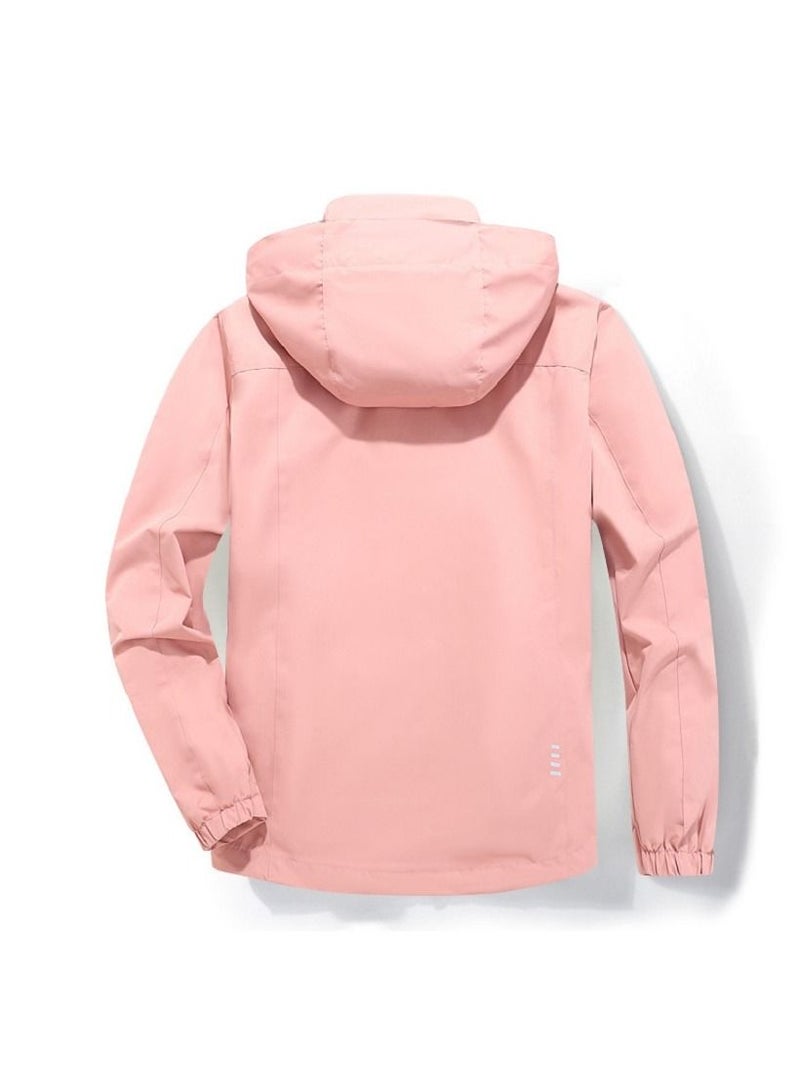 Loquat Thin Single Layer Hooded Windproof And Waterproof Overcoat  - Image 2