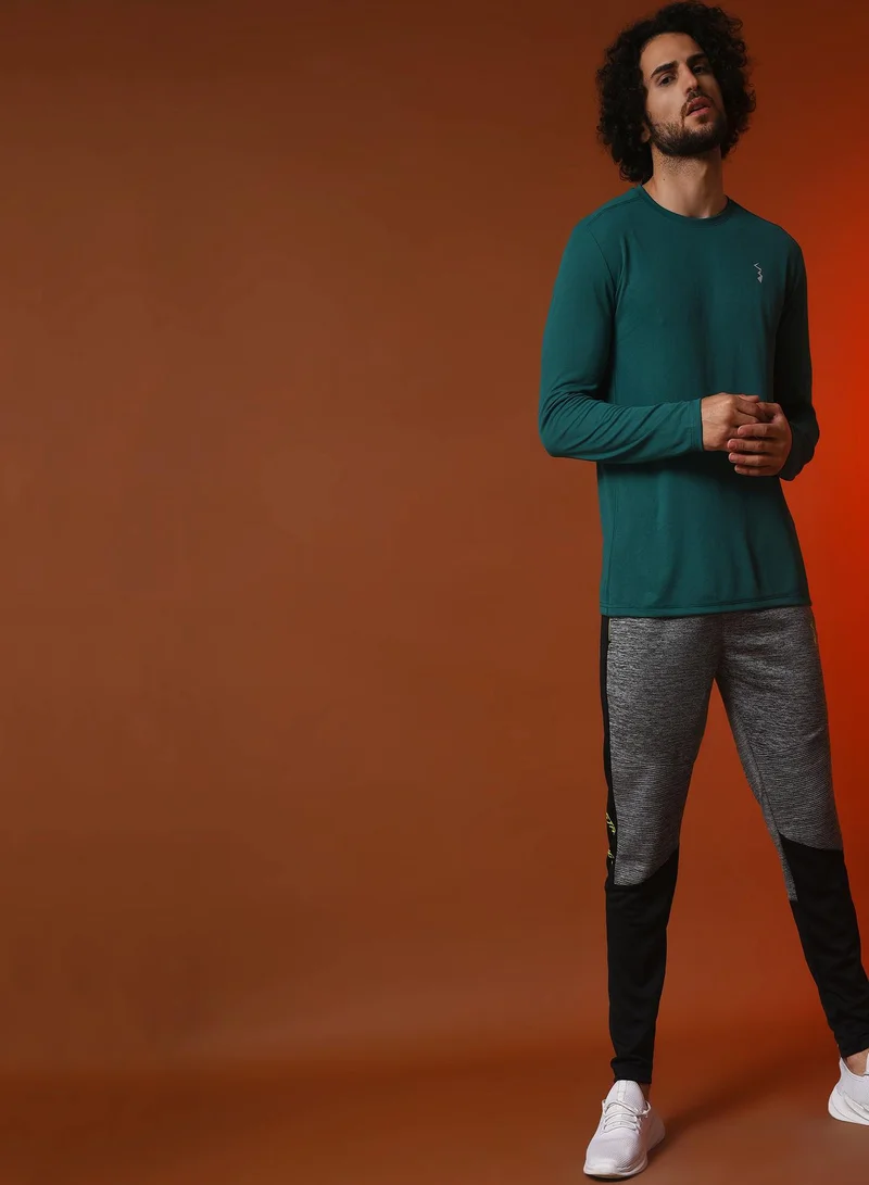CAHOOT  Men's Solid Forest Green Activewear T-Shirt for Men | Best Price UAE