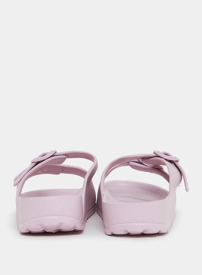 Styli Double Buckle Strap Slides