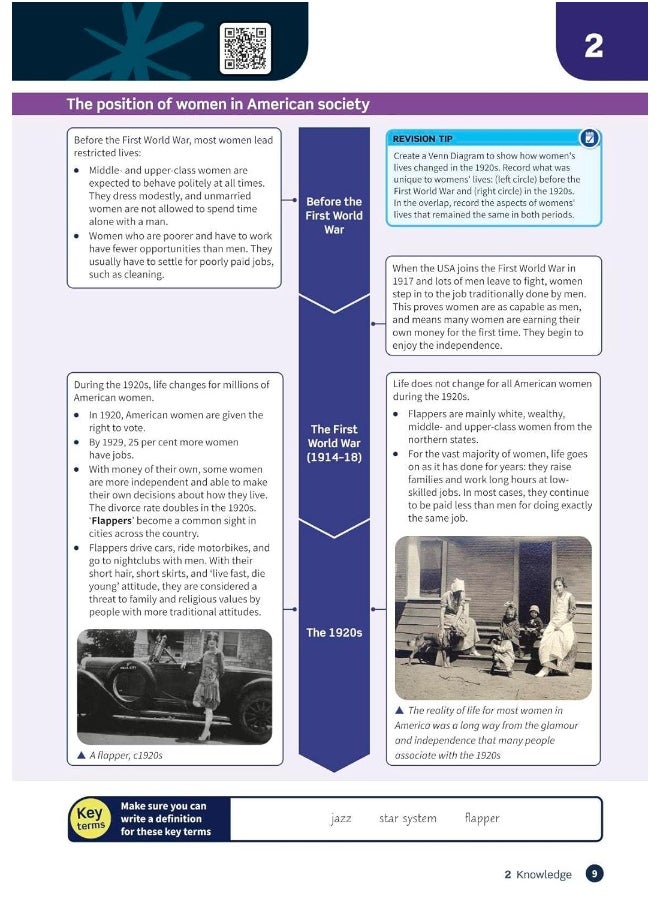 null - Oxford Revise: AQA GCSE History: America, 1920-1973: Opportunity and inequality Complete Revision and Practice - Image 1