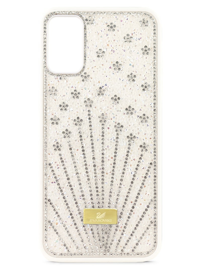 Case For Oppo Reno 6 4G Case Glitter Sparkle Diamond Crystal Bling Case with Bling Ultra Thin Lightweight Full Body Shockproof Anti-Scratch Protective Cover (White)