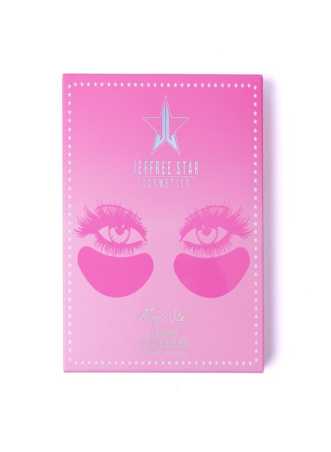 Jeffree Star Cosmetics Magic Star Eye Patches, Hydrating, Cooling, Brightening Hydrogel Patches with Hyaluronic Acid & Caffeine Complex for Anti-Puffiness and Radiance, 6 Pairs - Image 2