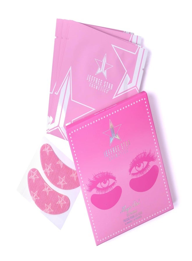 Jeffree Star Cosmetics Magic Star Eye Patches, Hydrating, Cooling, Brightening Hydrogel Patches with Hyaluronic Acid & Caffeine Complex for Anti-Puffiness and Radiance, 6 Pairs - Image 1