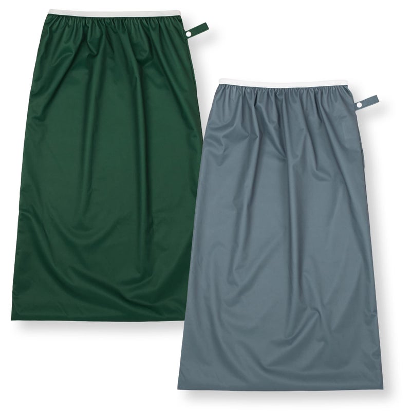 Nora's Nursery Pail Liner for Cloth Diapers - Reusable and Washable - Fits all Standard Diaper Pails - Waterproof Pail Liner with Strap for Diaper Pails, Laundry & Kitchen Garbage Cans (Forest - 2 Pk) - Image 1