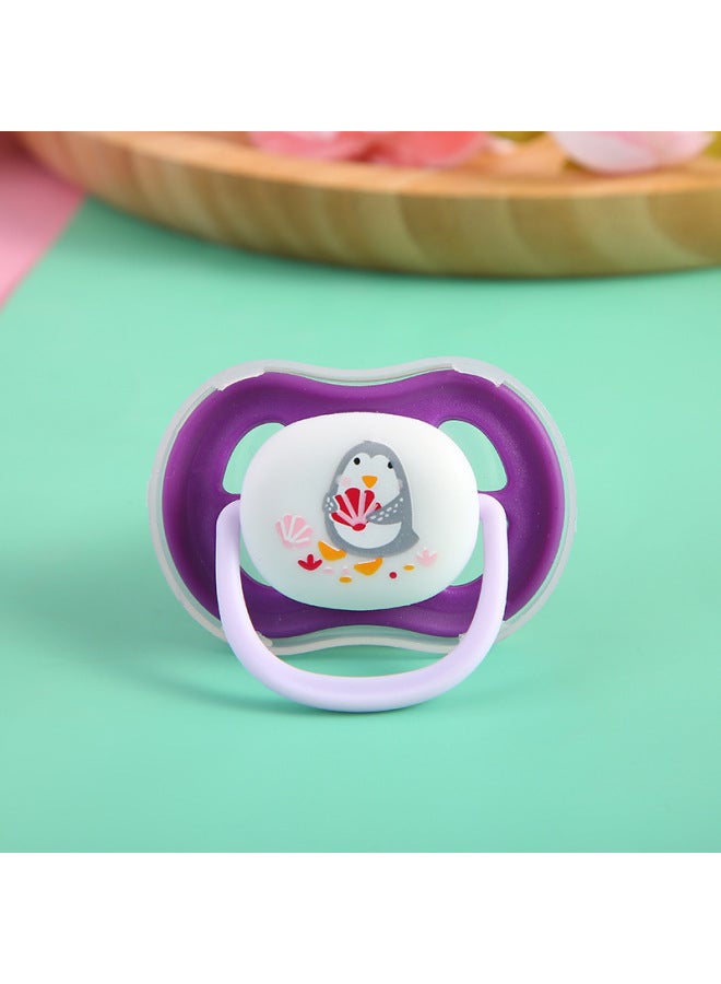 Baby Soothing Super Soft Nipple Plastic Silicone Simulation Breast Milk Taste Portable Safety Mouth Head Maternal And Child Supplies