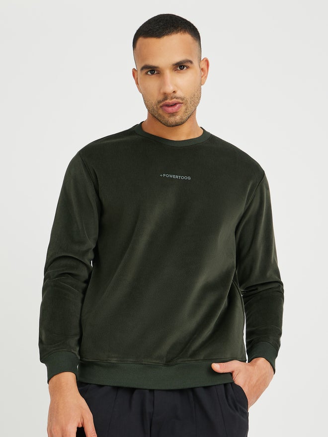 Fort Collins Fort Collins Slogan Print Round Neck Sweatshirt  - Image 1