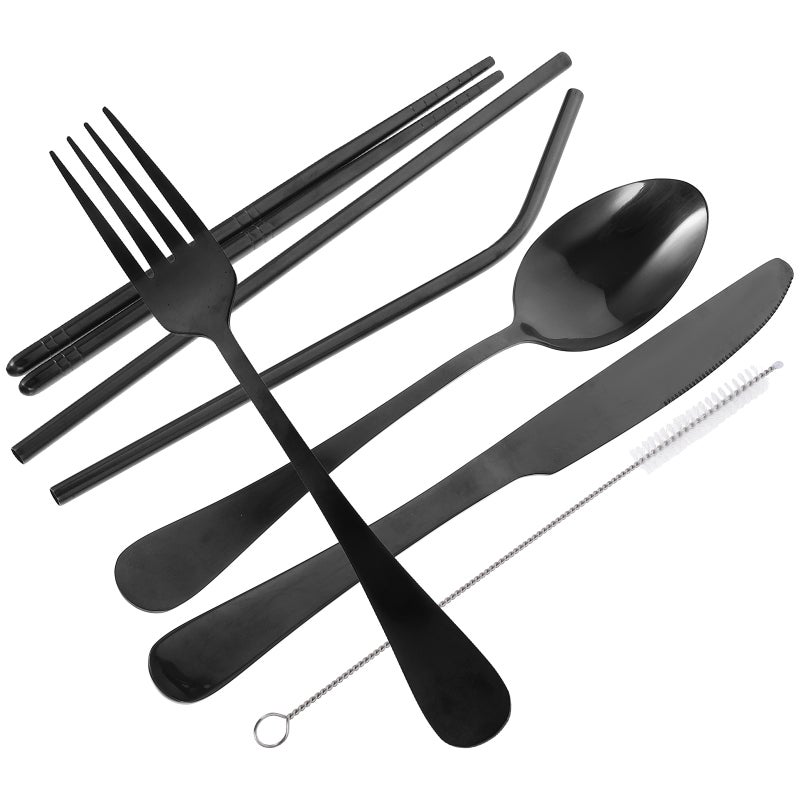1 Set Western Dinnerware Flatware Stainless Steel Cutlery Chopsticks for Home Restaurant - Image 4