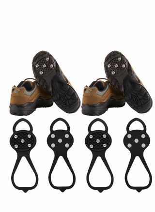 2 Pairs Non-Slip Gripper Spikes Claw Universal Ice Shoe Anti-Skid Snow with 5 Tooth Steel Nails for Hiking Mountaineering Skiing Walking Shoes and Boots - pzsku/Z079A4AAB4C014C8C41FBZ/45/_/1700120210/cd2556a5-6068-4060-aeec-c01180934bc2