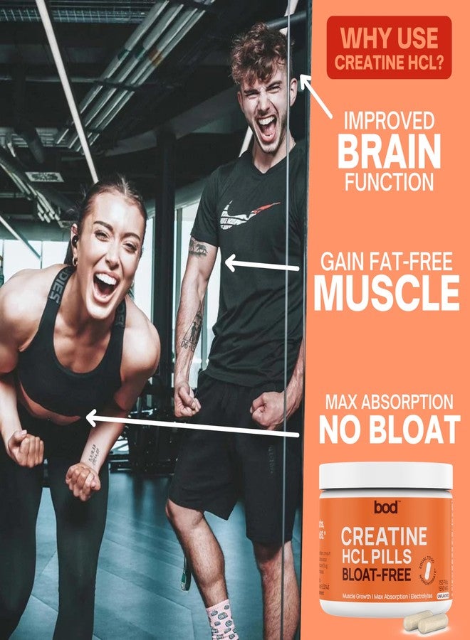 Bod Creatine HCL Capsules – 150 Pills | Creatine Hydrochloride Supplement for Men & Women | Easy-to-Swallow Alternative to Monohydrate Powder, Unflavored & Keto-Friendly - Image 3