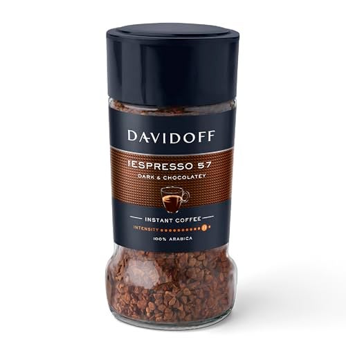 Davidoff Coffee Espresso 57, 45g | 100% Arabica Beans | 11/12 Intensity | Granules, Glass Bottle | 45g - Image 1