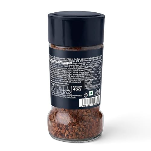 Davidoff Coffee Espresso 57, 45g | 100% Arabica Beans | 11/12 Intensity | Granules, Glass Bottle | 45g - Image 2