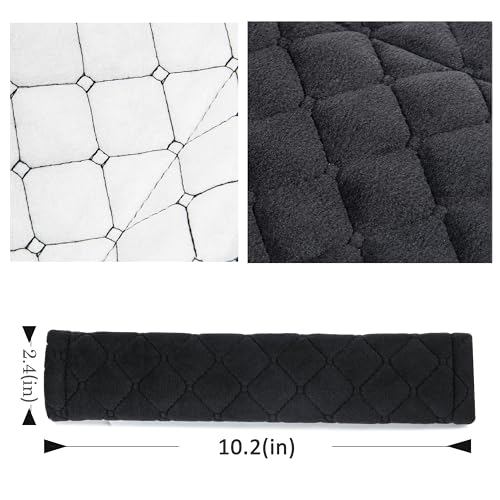Amooca Soft Auto Seat Belt Cover Seatbelt Shoulder Pad 2 PCS for a More Comfortable Driving Compatible with All Cars and Backpack Black - Image 5