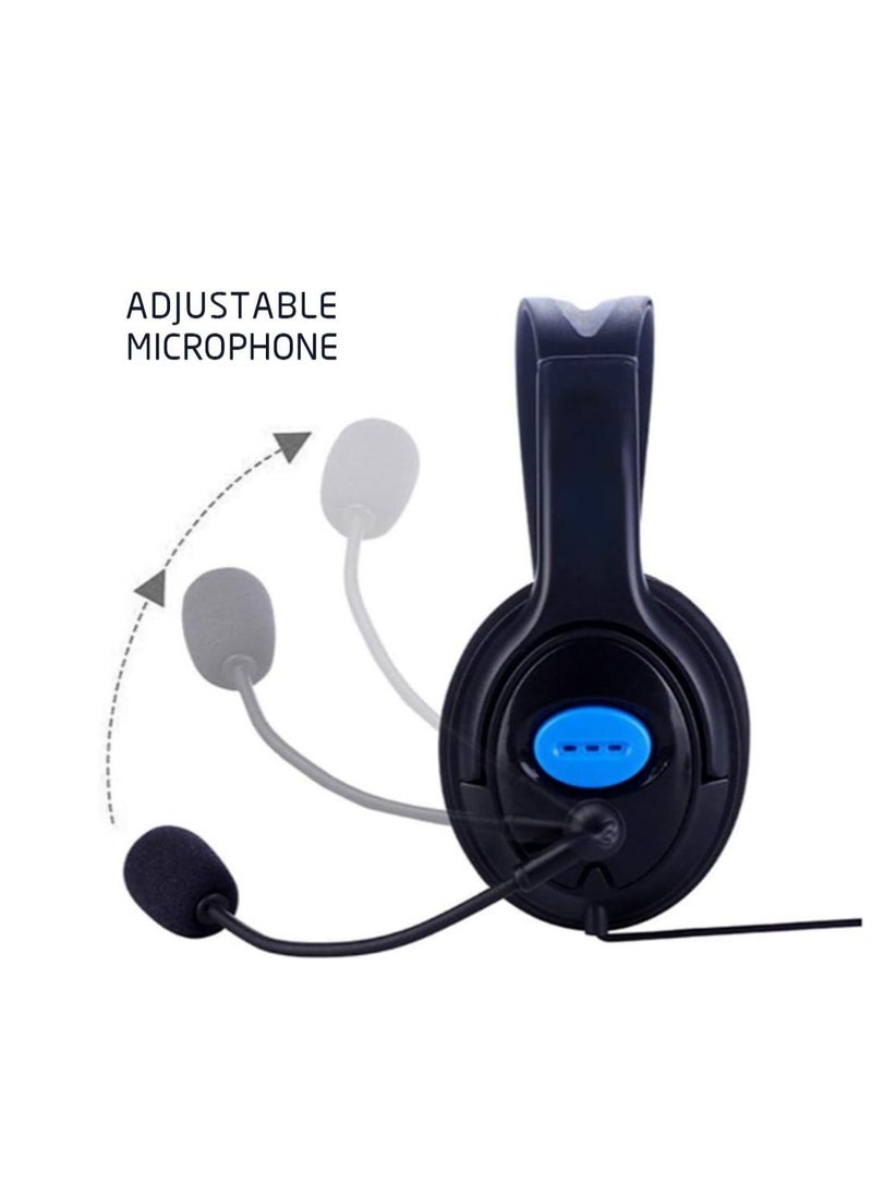 Generic - Wired Gaming Headset Headphones with Microphone for PlayStation - Image 1